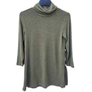 Pine Green Lightweight Old Navy Cowl Neck Sweater